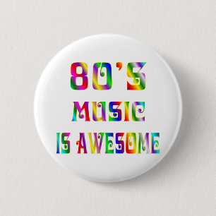 80er Musik Button