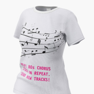 🎵 80er-Musik-Süchtiger - Hilarische Nostalgie T-Shirt