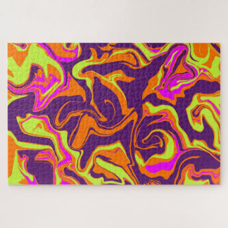 80er Mystery Melt Psychedelic Jigsaw Puzzle