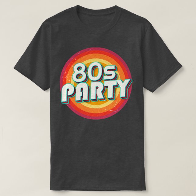 80er Party1 T-Shirt (Design vorne)