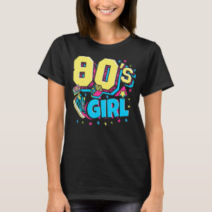 80er Party Thema Party Outfit Kostüm Vintag Retro T-Shirt