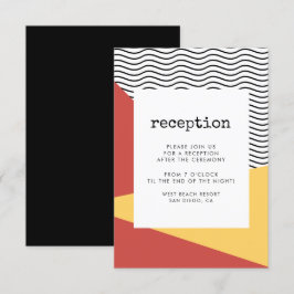 80er Pop art Memphis style Empfang Card Einladung