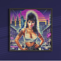 80er Punk Girl