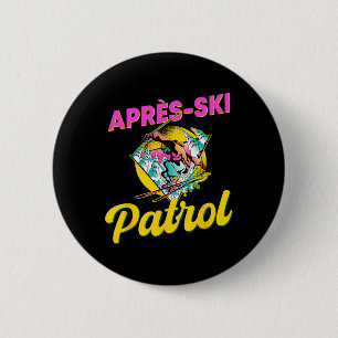 80er Retro Apres-ski Patrol Wear 90er Jahre Skifah Button
