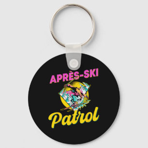 80er Retro Après-Ski-Patrouille Bekleidung 90er Sk Schlüsselanhänger