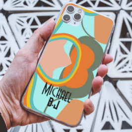 80er Retro ästhetische Abstrakte Monogrammbezeichn Case-Mate iPhone Hülle