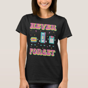 80er Retro Costume Outfit Thema Kostüme 90er P T-Shirt