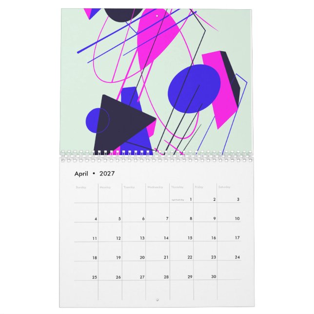 80er Retro-Kalender Kalender (Apr 2027)