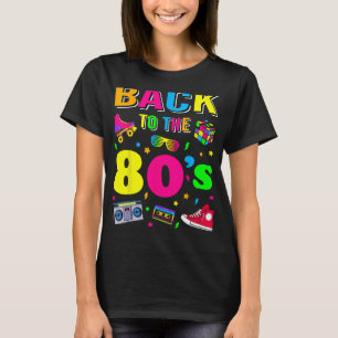 80er Retro Motto I Liebe 80 T-Shirt