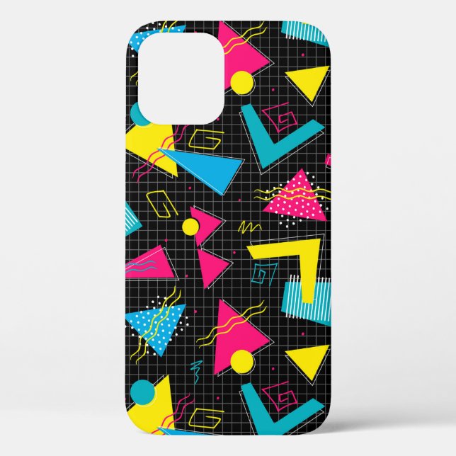 80er Retro Neues Wave Muster iPhone / iPad Gehäuse Case-Mate iPhone Hülle (Rückseite)