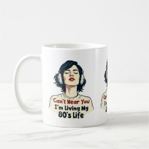 80er Retro Nostalgic Music Lover Throwback Design Kaffeetasse