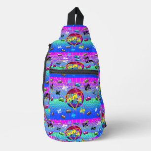 80ER RETRO OLD SCHOOL KASSETTENBAND CROSSBODY BAG