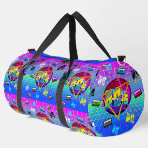 80er RETRO OLD SCHOOL KASSETTENBAND Duffle Bag