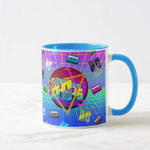 80ER RETRO OLD SCHOOL KASSETTENBAND TASSE