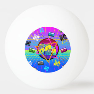 80er RETRO OLD SCHOOL KASSETTENBAND Tischtennisball