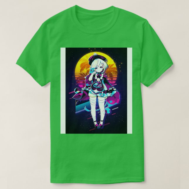 80er Retro Qiqi T-Shirt (Design vorne)