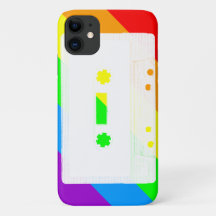 80er RETRO REGENBOGEN KASSETTENBAND