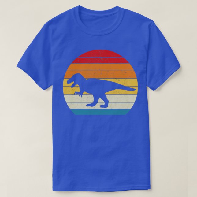 80er Retro TRex Funny Dinosaur T-Shirt (Design vorne)