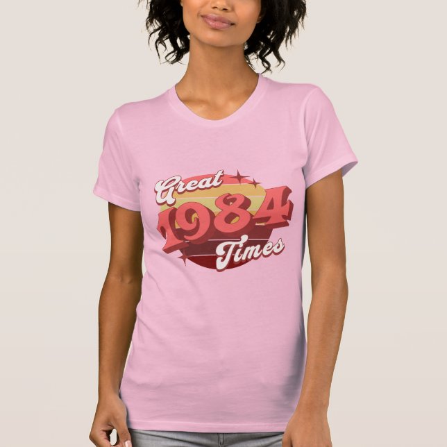 80er Retro Vintage T-Shirt (Vorderseite)