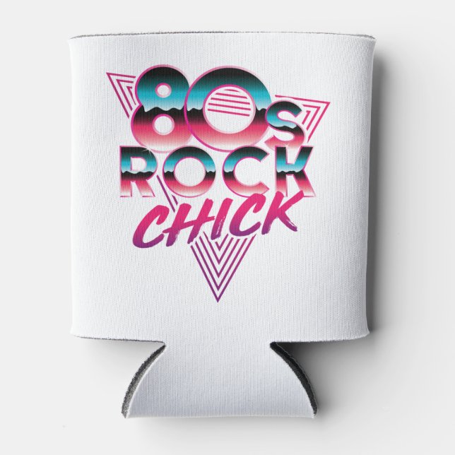 80er Rock Chick 1980er Music Lover Dosenkühler (Vorderseite)
