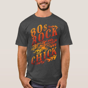 80er Rock-Chick Frauen Rocker Band Konzert lustige T-Shirt