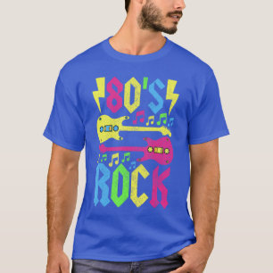 80er Rock-Konzert-Outfit 1980er Mode 80er Band Par T-Shirt