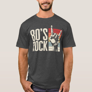 80er Rockband 80er Rockee Geschenk für Mädchen T-Shirt