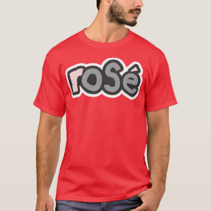 80er Rose Wine Ultimate Gray Typografy T-Shirt