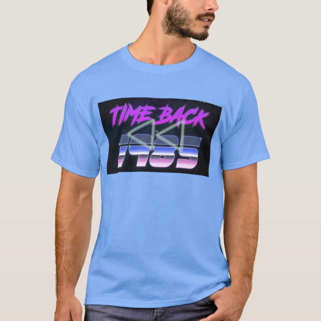 80er Schriftart zum T-Shirt  (Vorderseite)