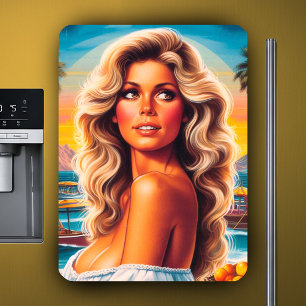 80er Sommerfrau Magnet