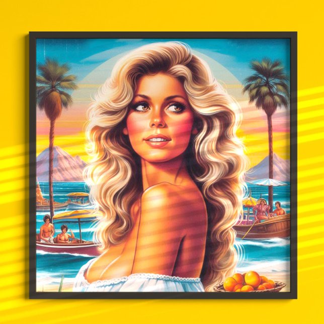 80er Sommerfrau Poster (Von Creator hochgeladen)