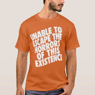 80er-Stil-Nihilismus-Design für vorhandene Schmerz T-Shirt