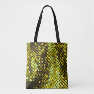 80er-Stil sequenzierte Textilverschluss. Tasche