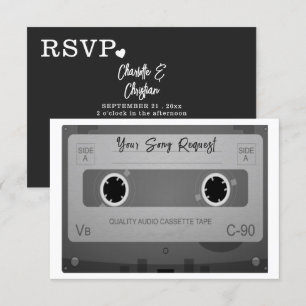 80er Style Retro Music Tape UAWG Einladung