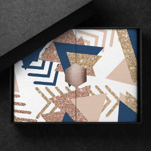 80er Trendy Abstrakt   Gold-Muster für Marine und  Seidenpapier