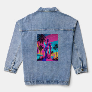 80er Vaporwave Venus Vibes T-Shirt Jeansjacke