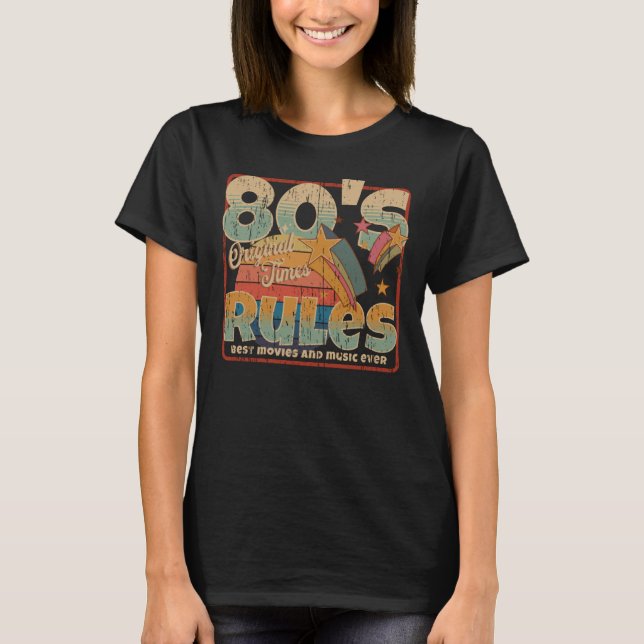 80er Vintage ursprüngliche Zeiten Not leidend T-Shirt (Vorderseite)