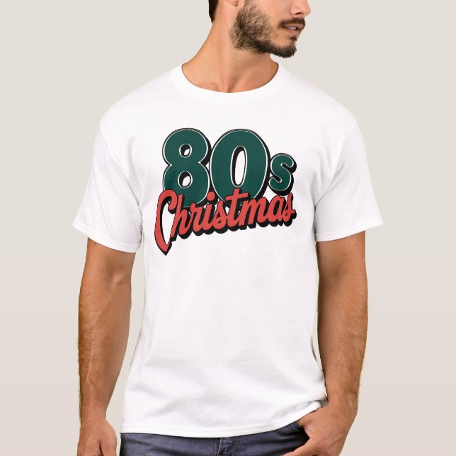 80er Weihnachten T-Shirt (Vorderseite)