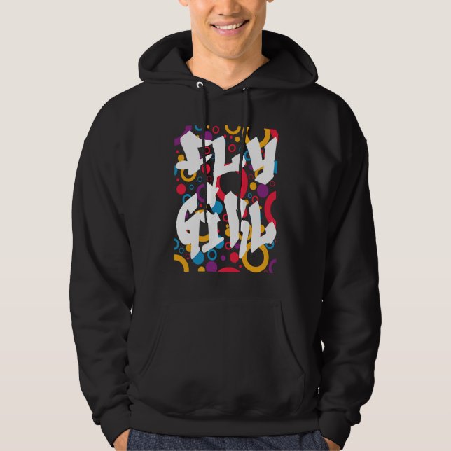 80s 90s BGirl For Women Men Kid Hoodie (Vorderseite)