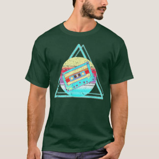 80s Cassette Music Lover Synthwave Vaporwave Retro T-Shirt