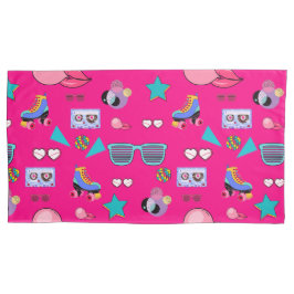 80s Costume Vibrant pink Retro culture pop Kissenbezug