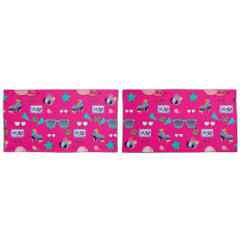 80s Costume Vibrant pink Retro culture pop Kissenbezug