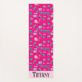 80s Costume Vibrant pink Retro culture pop Yogamatte