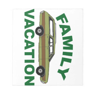 80s Family Vacation Notizblock
