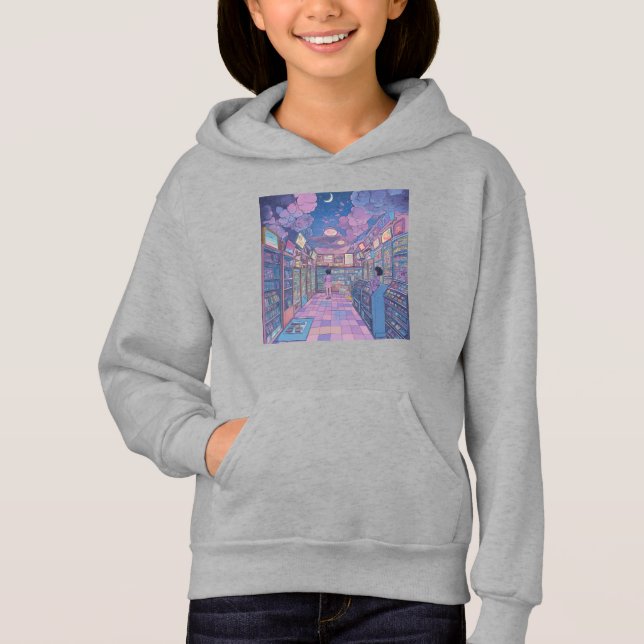 80s lofi style store hoodie (Vorderseite)