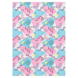 80's Memphis Active Pink Light Blue Tischdecke
