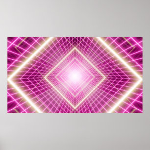 80s retro and sci fi pop art scene. poster