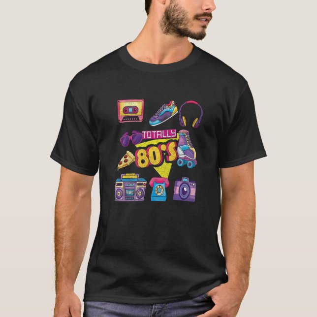 80's Retro Fashion Throwback Culture 1980 Disco Mu T-Shirt (Vorderseite)