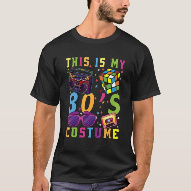 80's Retro Fashion Throwback Culture 1980 Disco Mu T-Shirt (Vorderseite)