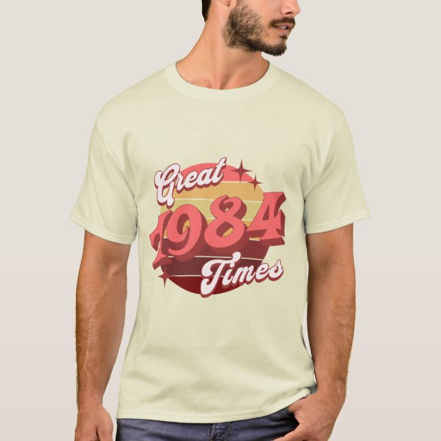 80s Retro Vintage T-Shirt (Vorderseite)